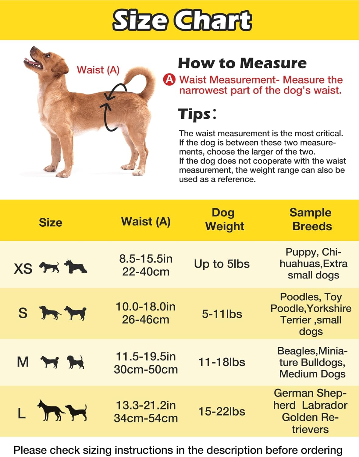 Dono Stretchy Waist Disposable Puppy Diapers - Size XS