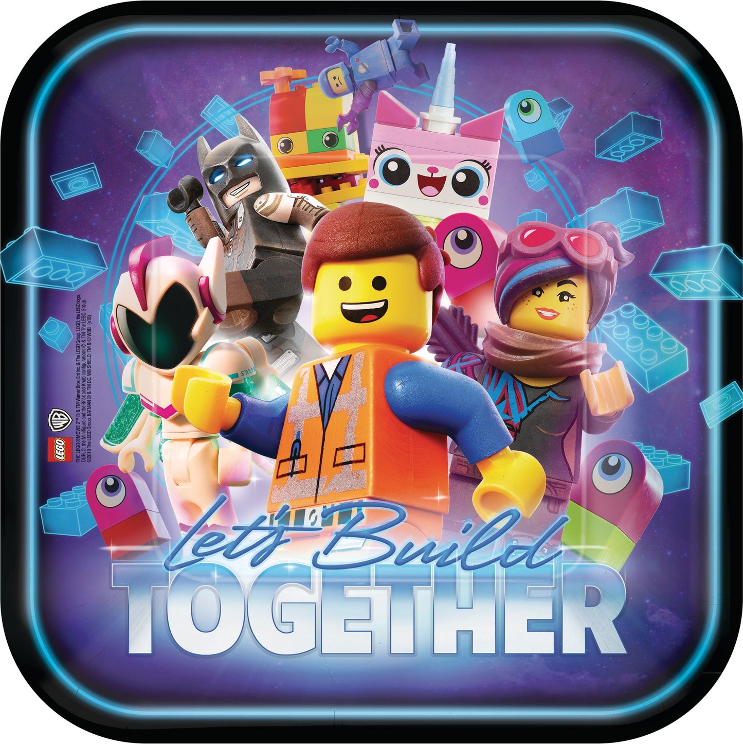 Lego Movie 2 Lunch Plates
