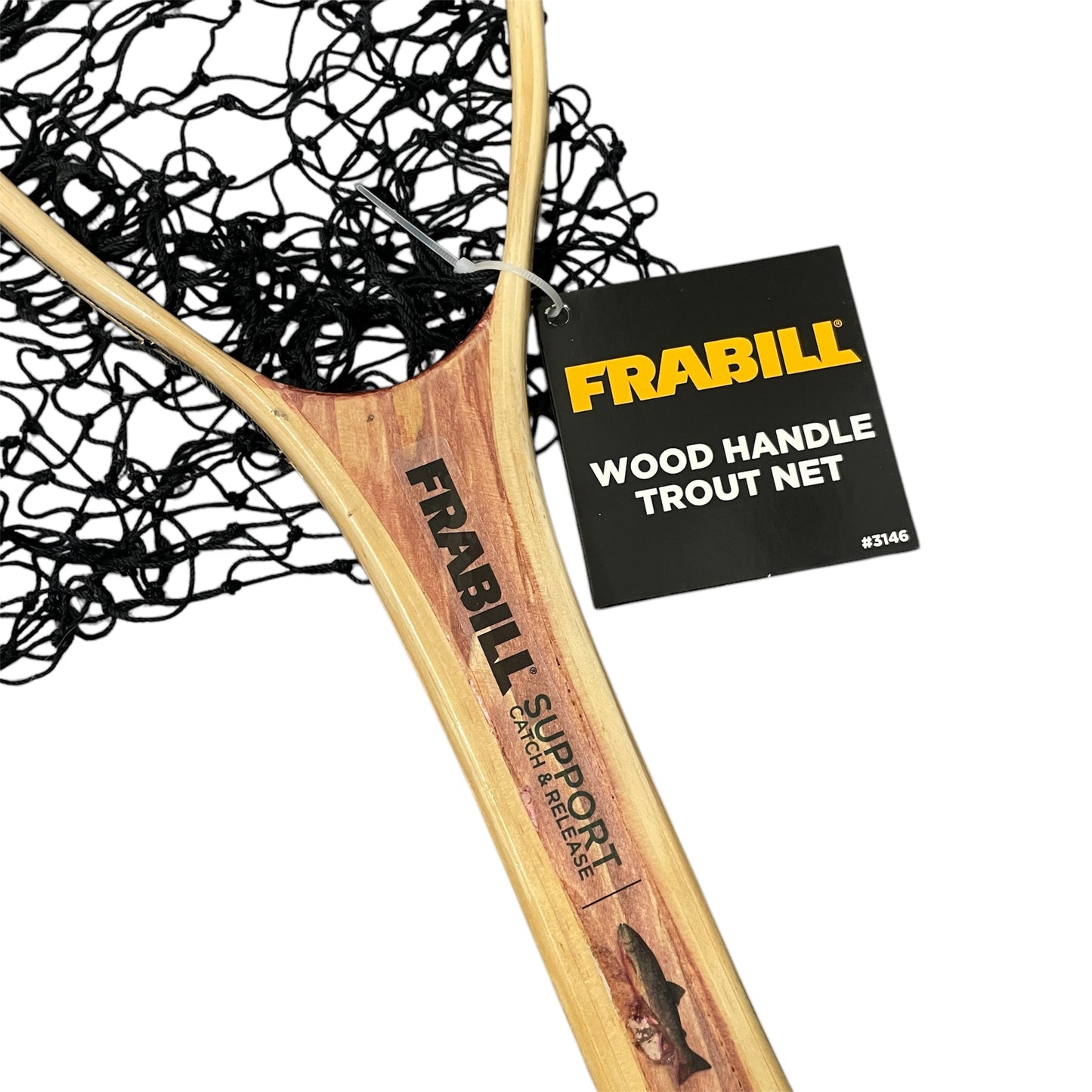 Frabill Wood Handle Trout Net