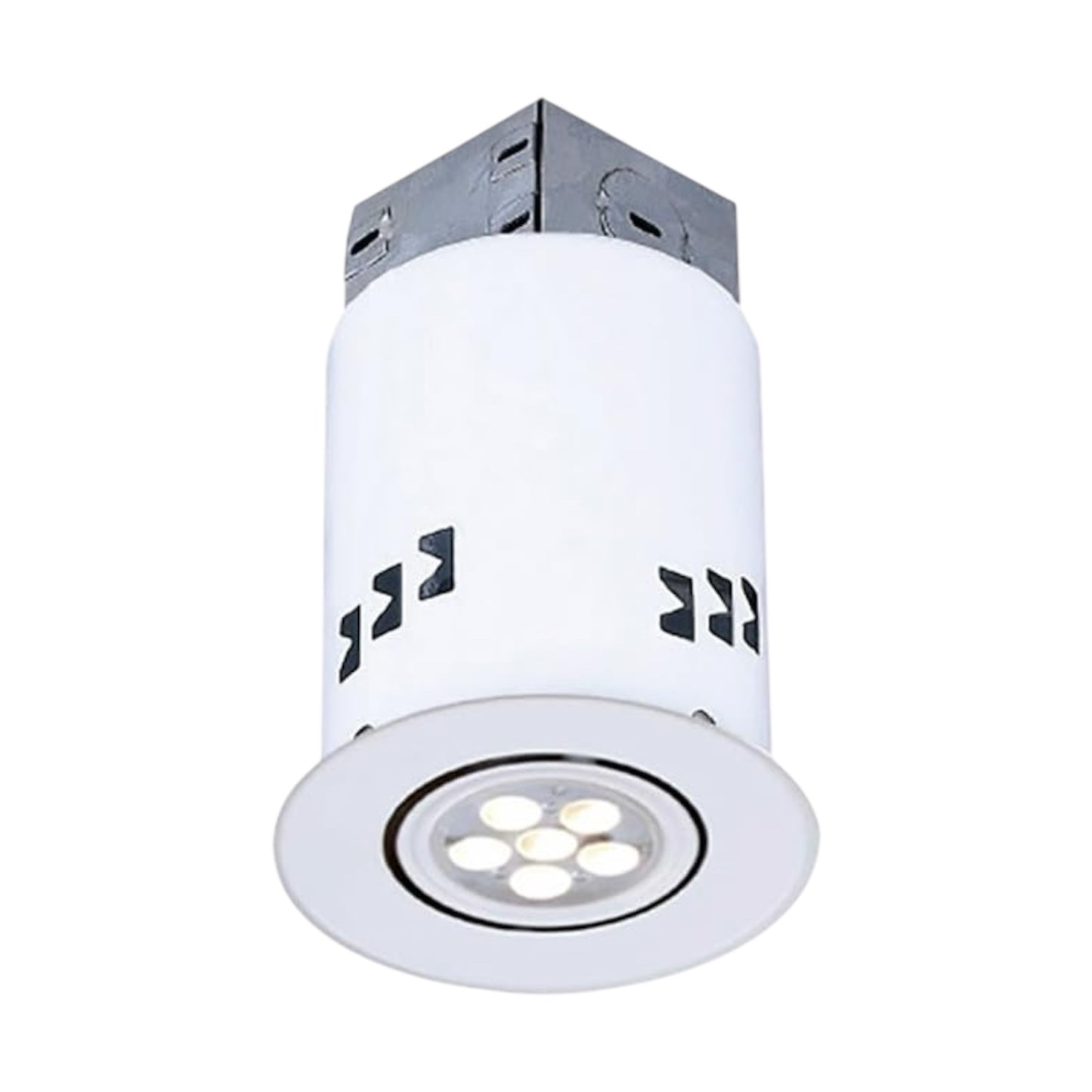 CANARM 3" Recessed Kit Non-IC, White, Remodel, Gimbal Trim