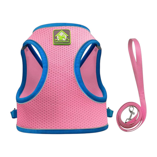 Dog Harness and Leash Set - Size M