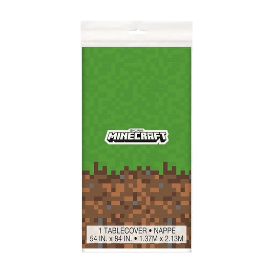 Minecraft Plastic Birthday Tablecloth