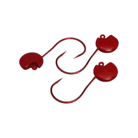 Gamakatsu Wacky Head #2 Hooks – Red (1/32 oz.)