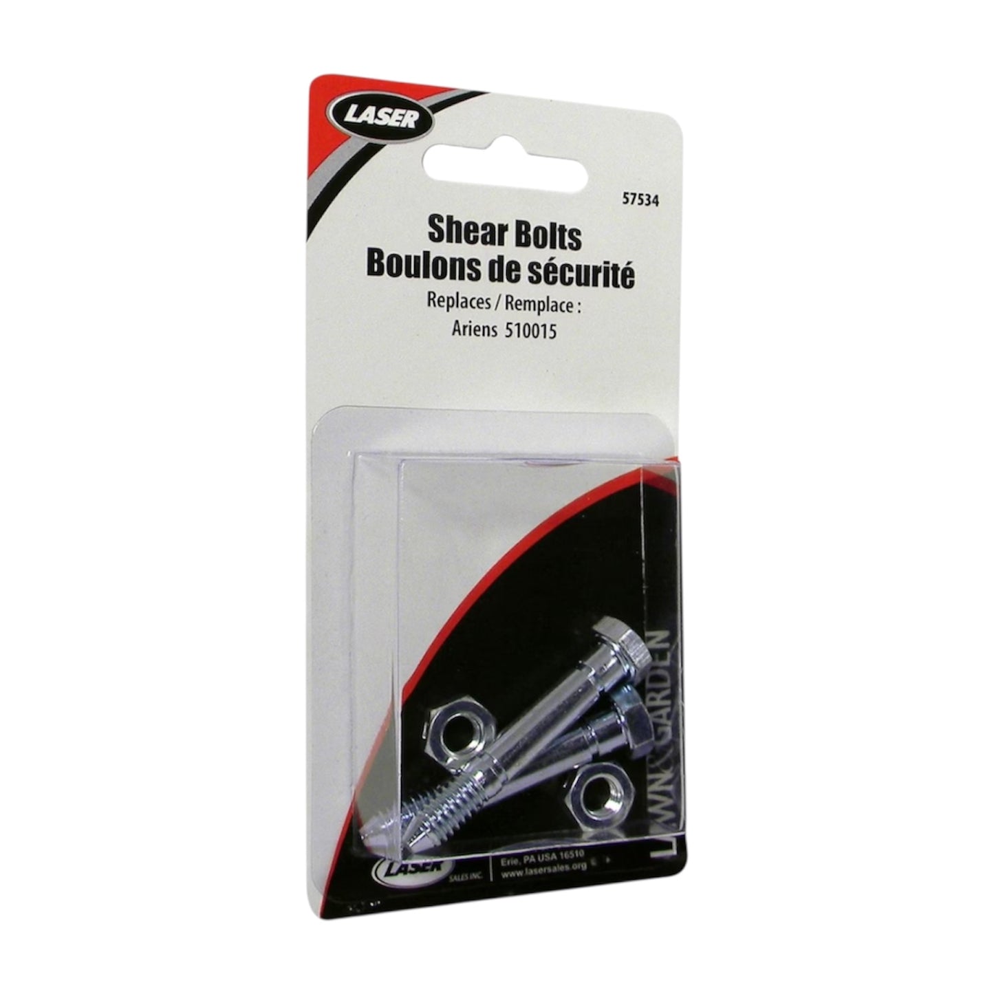 Laser Shear Bolts Replaces Ariens #510015 (2-Pack)