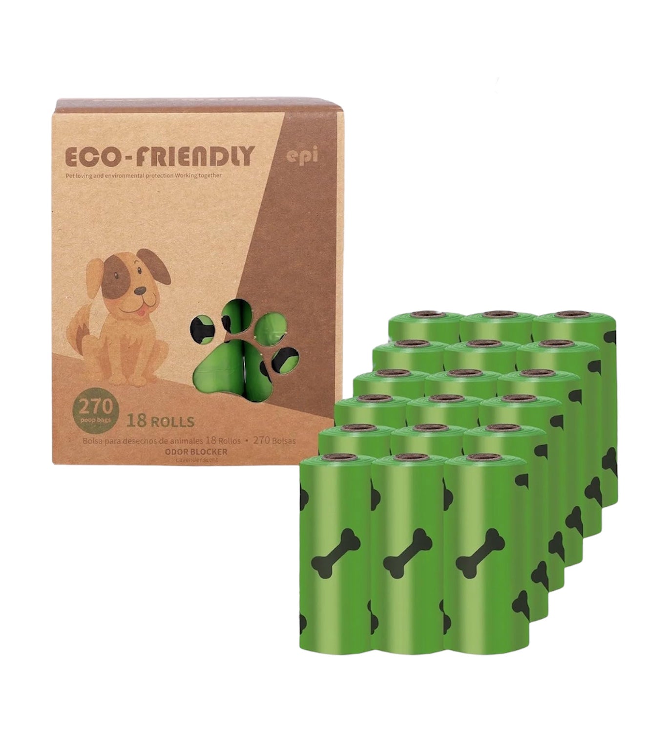 Dog Poop Bags Lavender Scented - 270 count