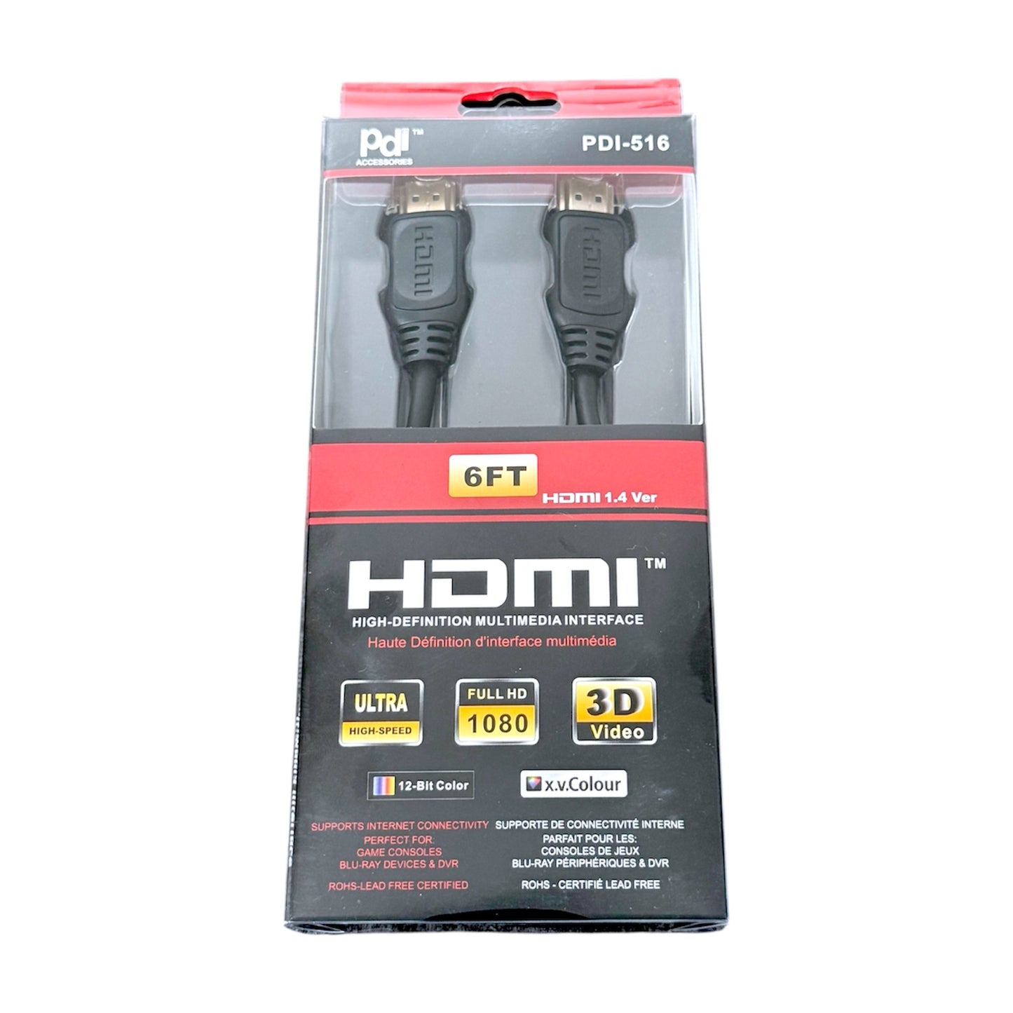 6ft Full HD High Speed HDMI Cable