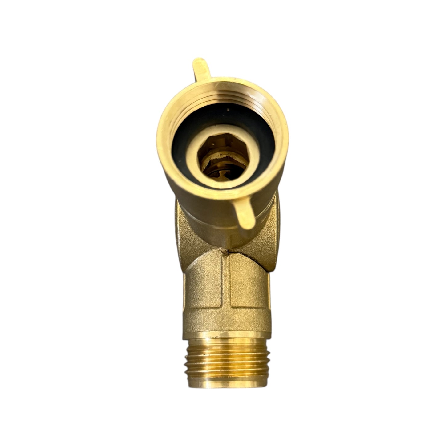 180° Solid Brass Rotating Elbow Connector Garden Hose Adapter