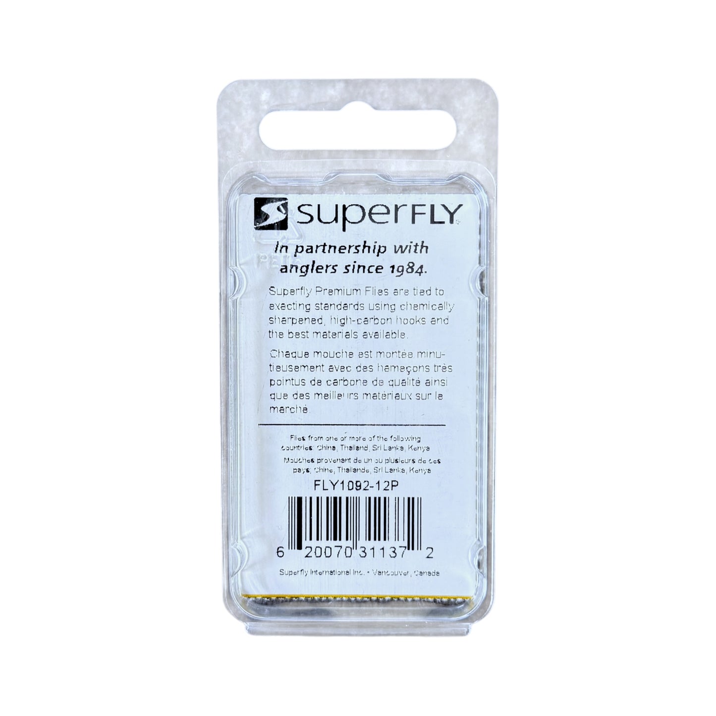 Superfly Dry Fly Red Humpy #12 2-Pack