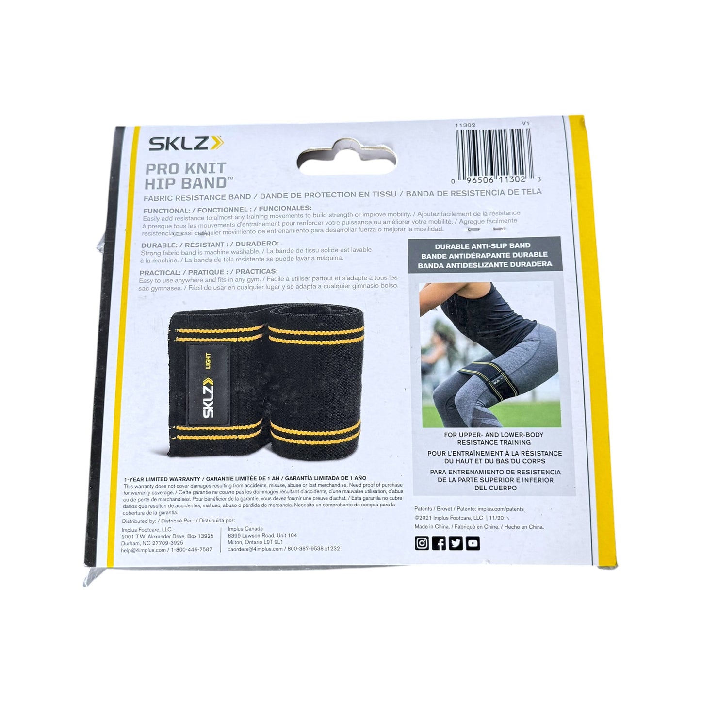 SKLZ Pro Knit Hip Band - Light Resistance