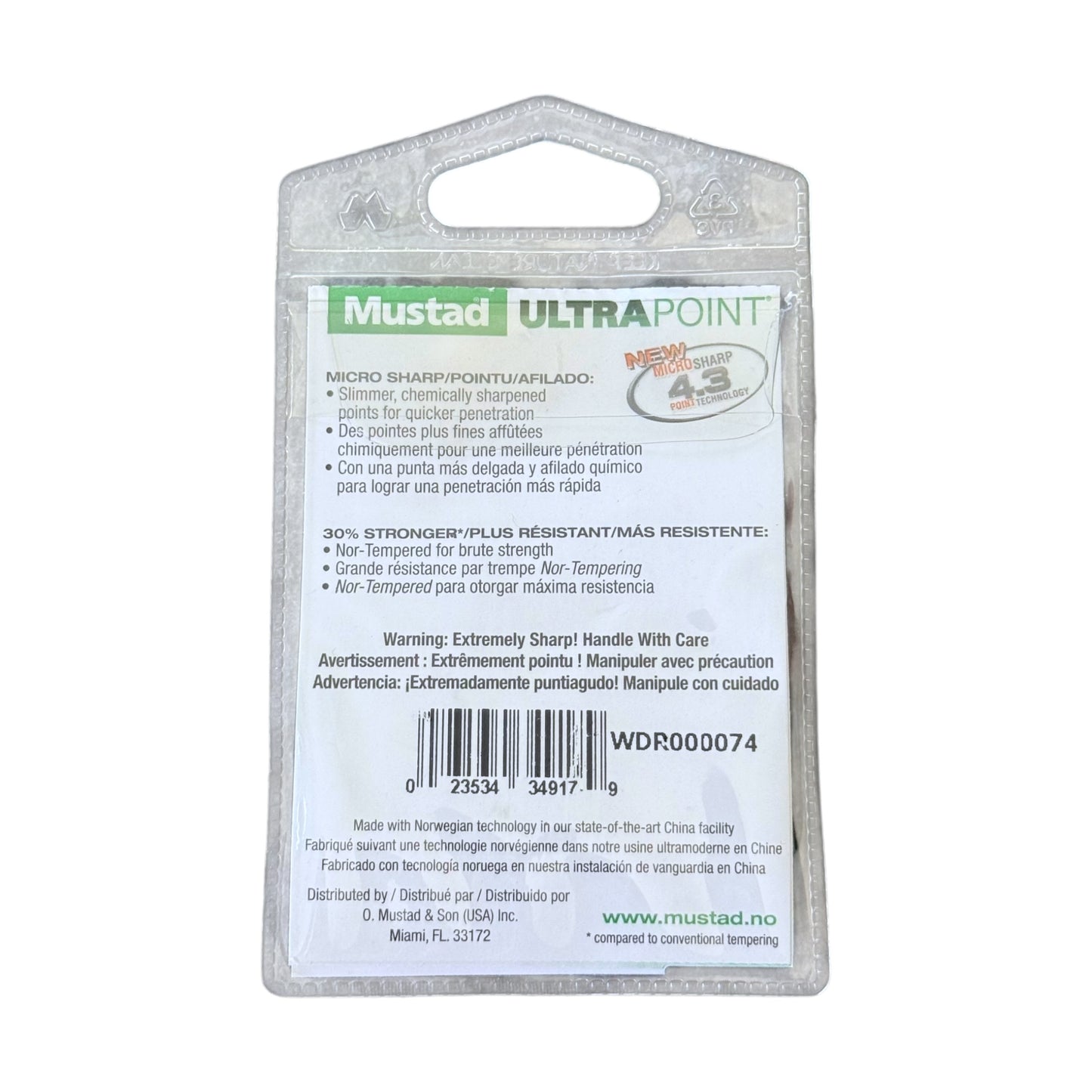 Mustad UltraPoint Beak Bait Hook 6-Pack (Size 5/0)