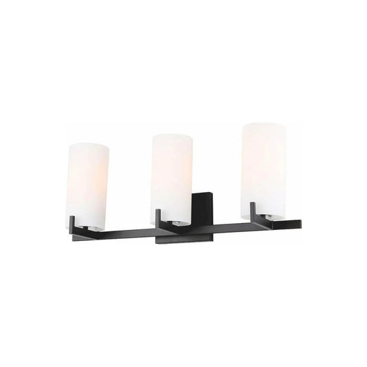 Canarm Bishop 24" 3-Light Matte Black Vanity Light