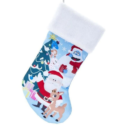 Rudolph The Red-Nosed Reindeer Printed Christmas Stocking