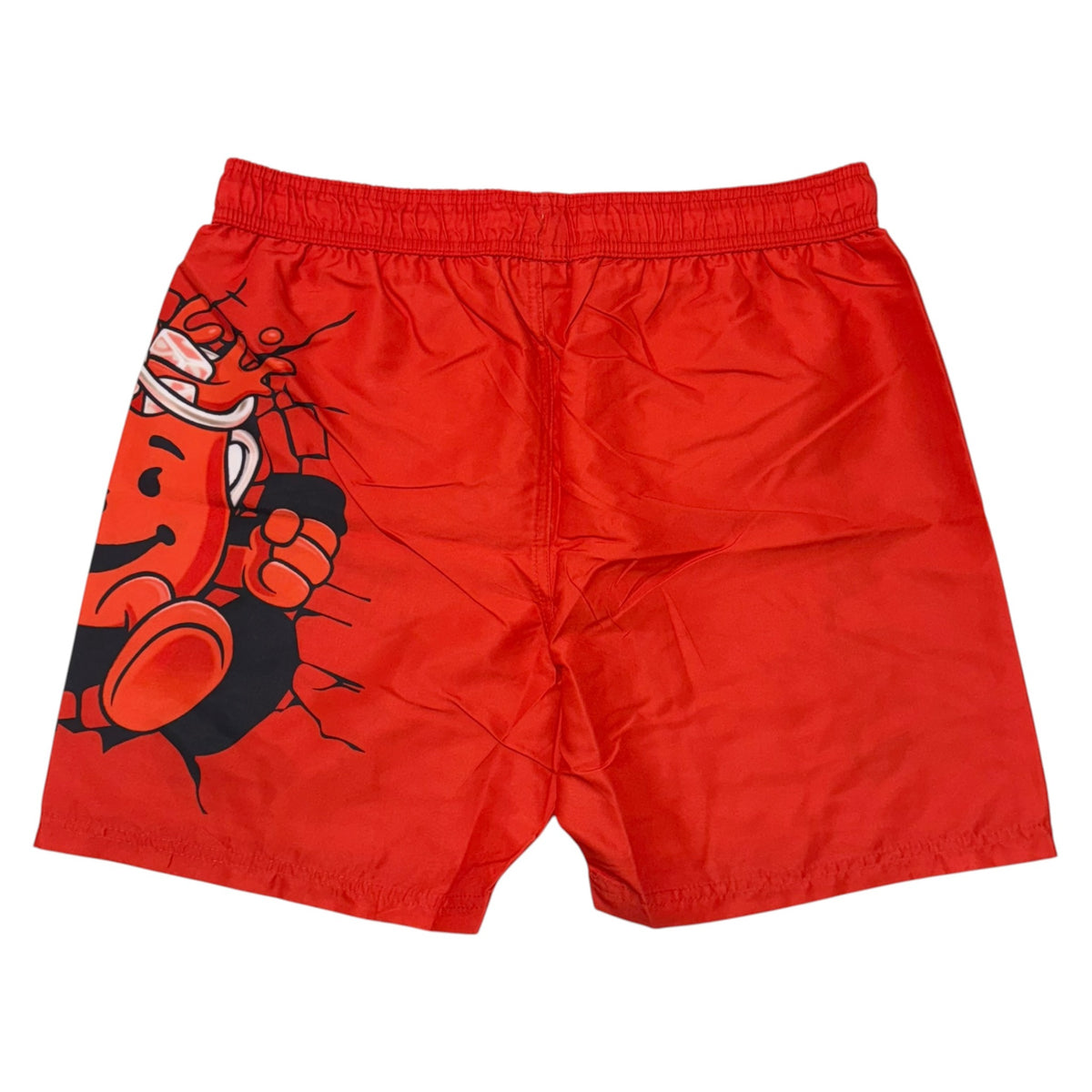 kool aid mens red swim shorts back back view