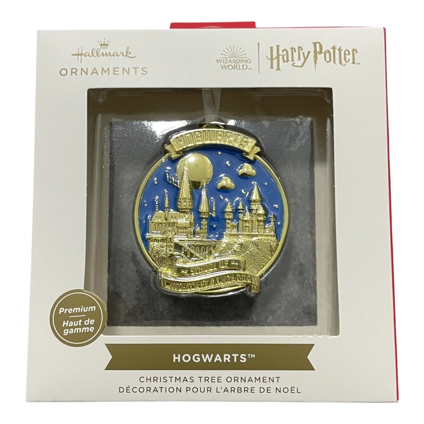 Hallmark Harry Potter Hogwarts Premium Metal Christmas Ornament