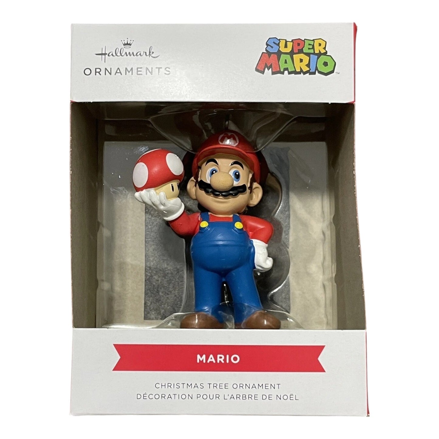 Hallmark Super Mario with Mushroom Christmas Ornament