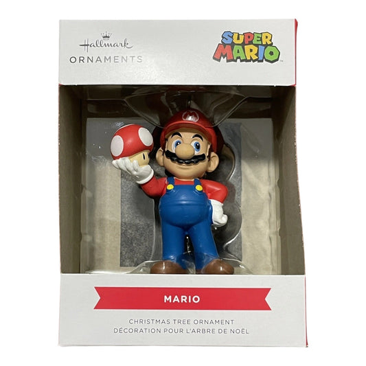 Hallmark Super Mario with Mushroom Christmas Ornament