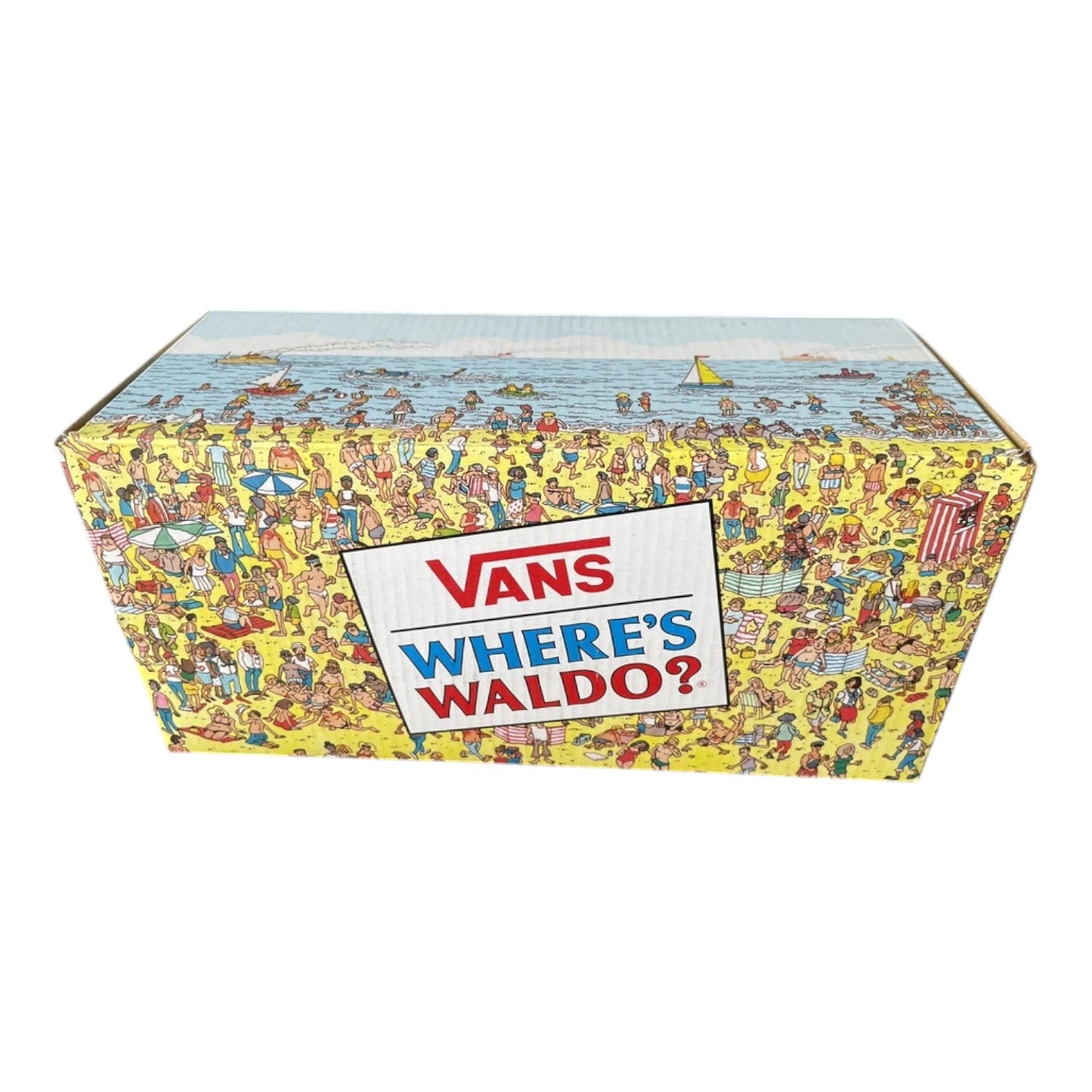 Vans x Where's Waldo? Striped Old Skool Youth Skate Shoes
