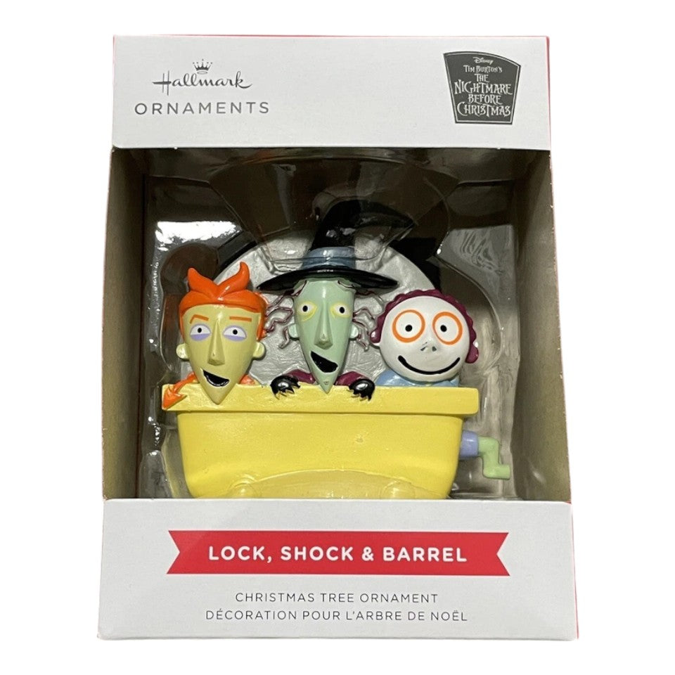 Hallmark Disney 'The Nightmare Before Christmas' Lock Shock & Barrel Ornament