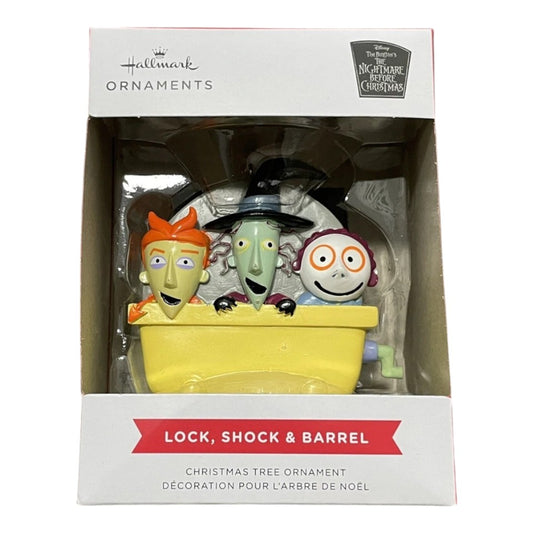 Hallmark Disney 'The Nightmare Before Christmas' Lock Shock & Barrel Ornament