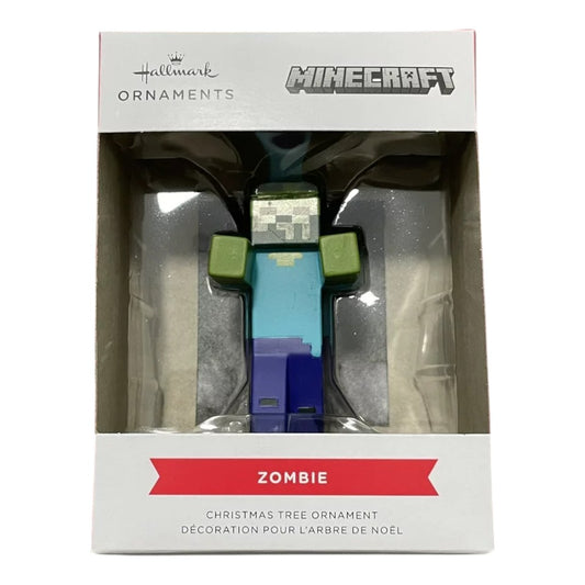 Hallmark Minecraft Zombie Christmas Ornament
