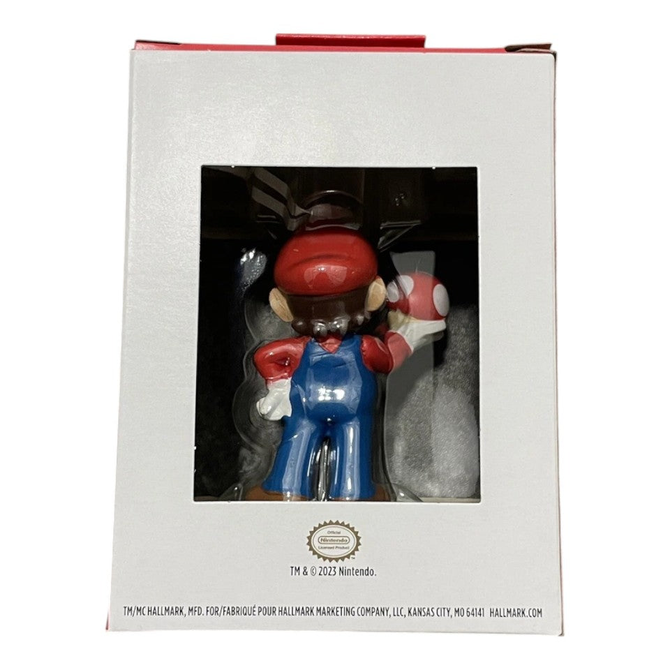 Hallmark Super Mario with Mushroom Christmas Ornament