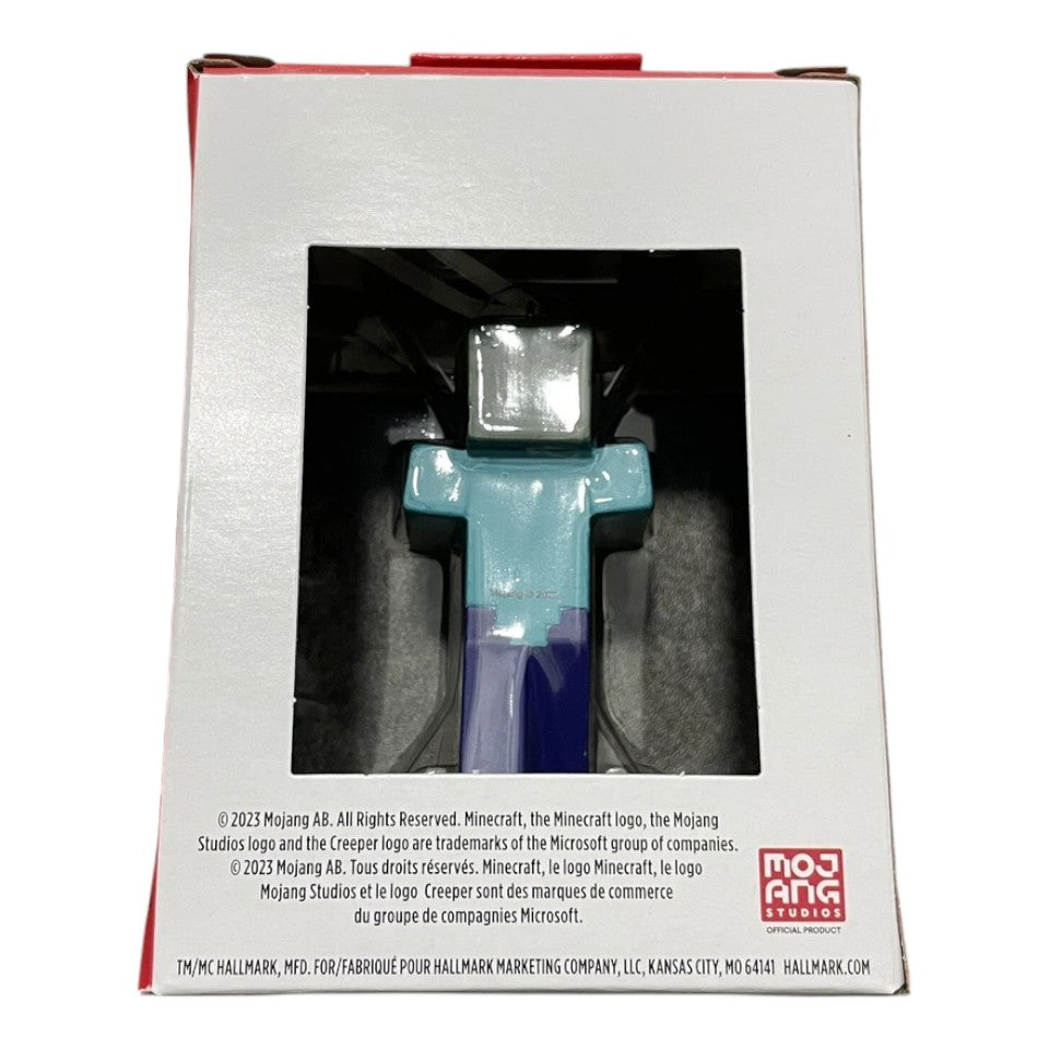 Hallmark Minecraft Zombie Christmas Ornament