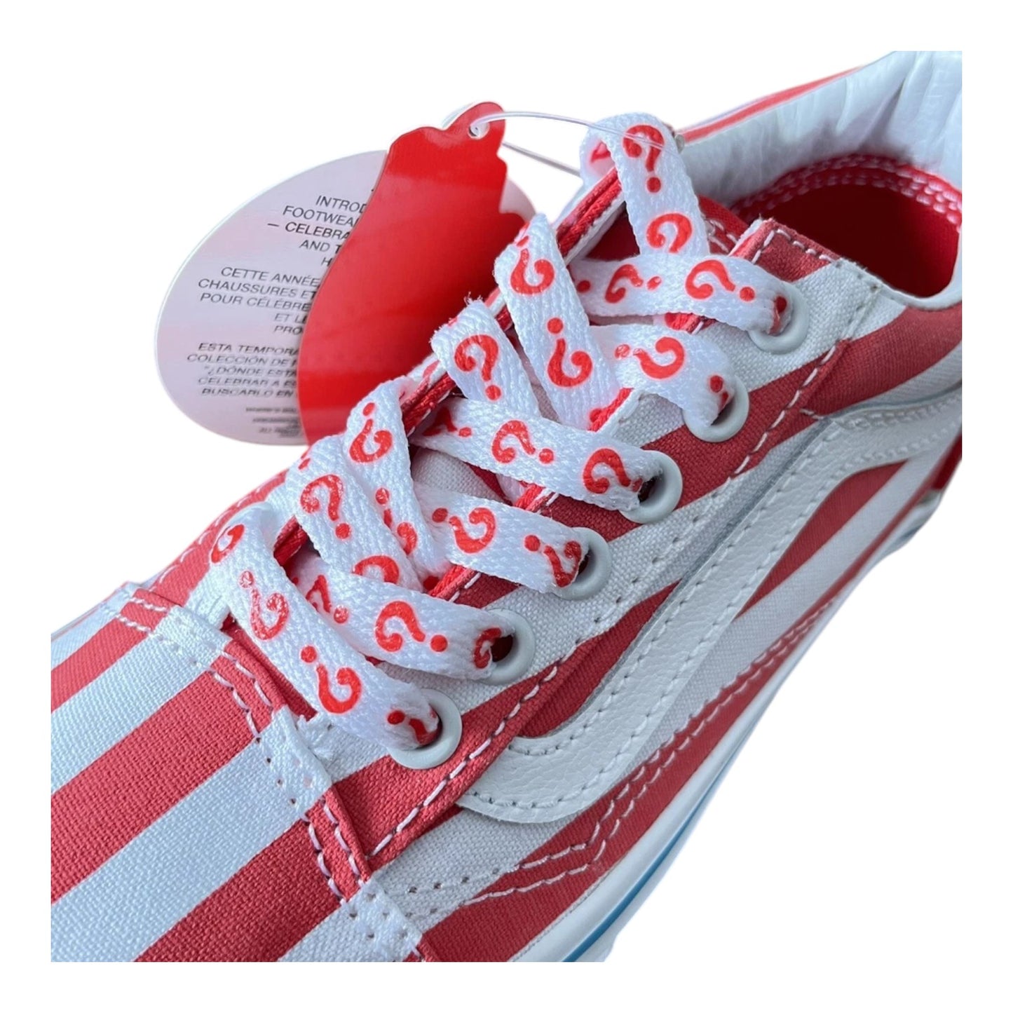 Vans x Where's Waldo? Striped Old Skool Youth Skate Shoes
