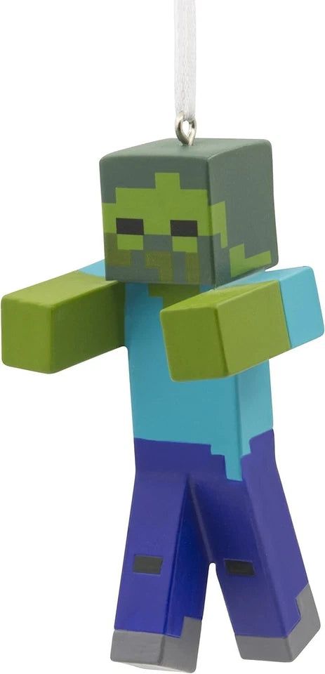 Hallmark Minecraft Zombie Christmas Ornament