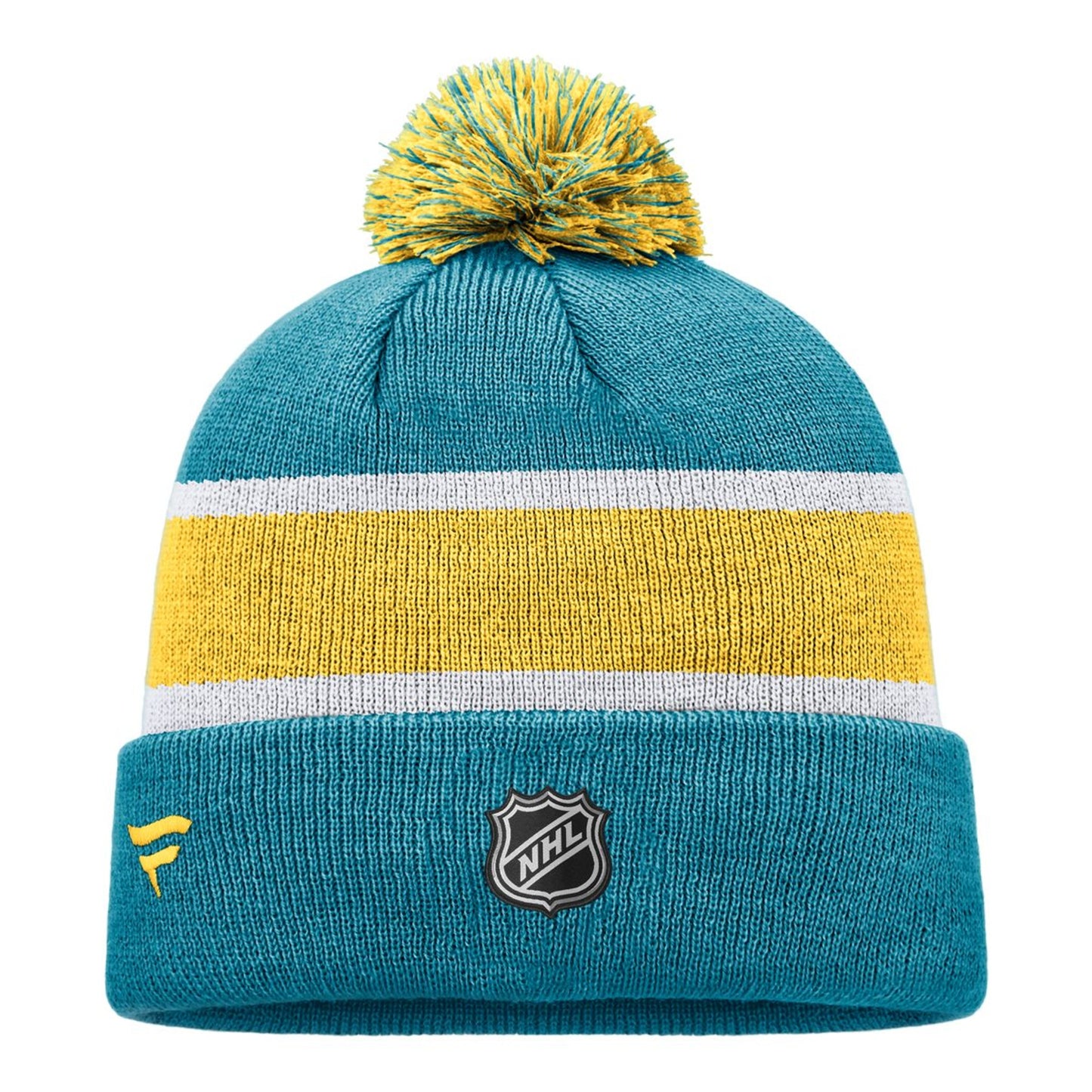 San Jose Sharks Fanatics Reverse Retro Pom Beanie