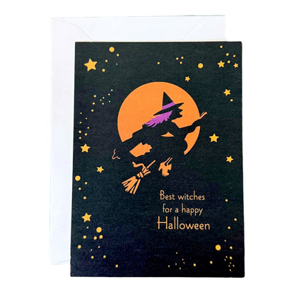 "Best Witches" Hallmark Halloween Card & Envelope