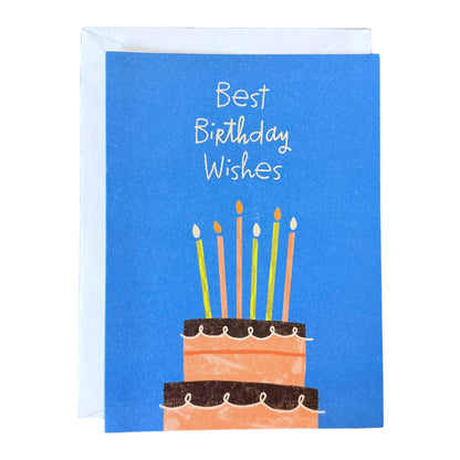 "Best Birthday Wishes" American Greetings Birthday Card & Envelope