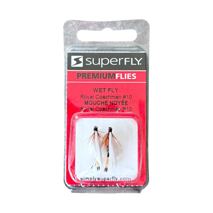 Superfly Wet Fly Royal Coachman #10 2-Pack