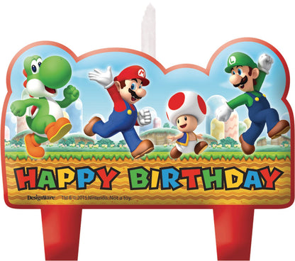 'Happy Birthday' Super Mario Candle Set