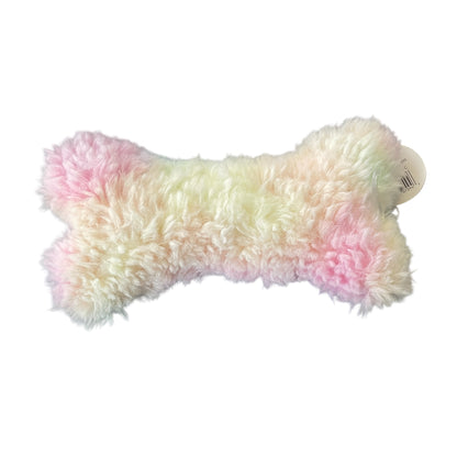 Plush Bone 'Woof' Dog Toy