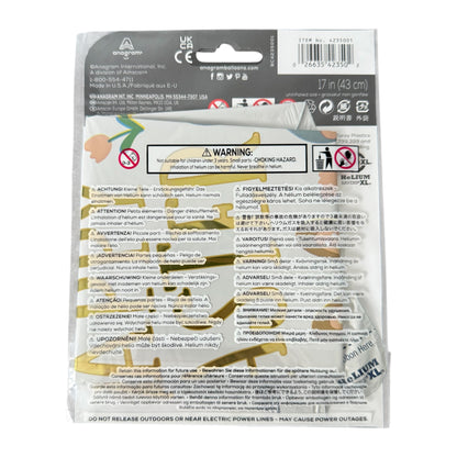 Anagram 'Happy Easter' Decorative Foil Balloon