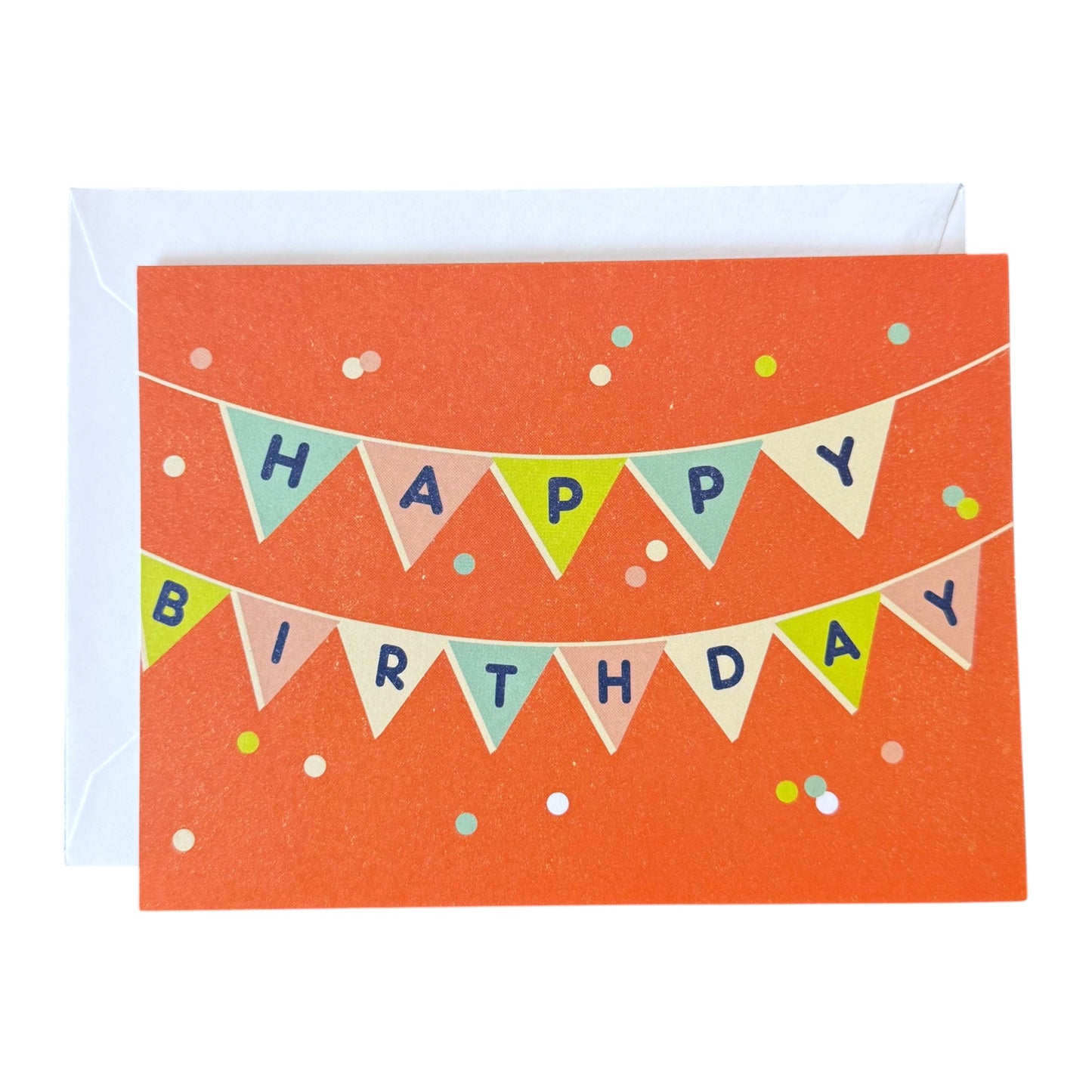 Party Banner American Greetings Birthday Card & Envelope