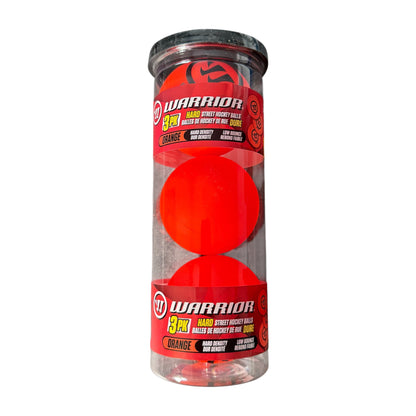 Warrior Hard Street Hockey Balls 3-Pack