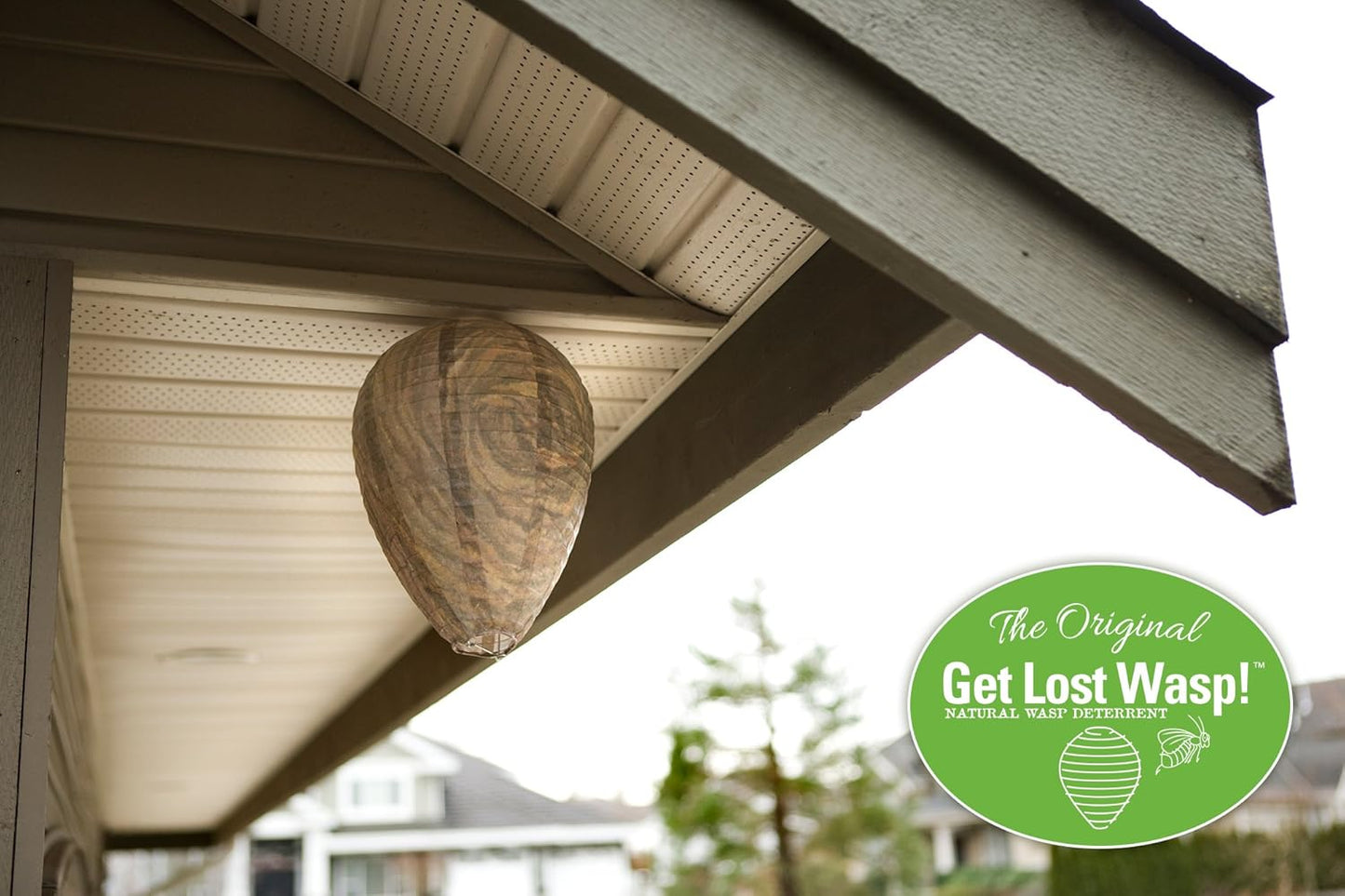 Get Lost Wasp Non-Toxic Hanging Wasp Deterrent - 2-Pack