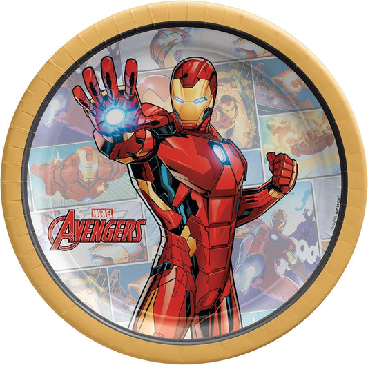 Marvel Iron Man Birthday Party Dessert Plates