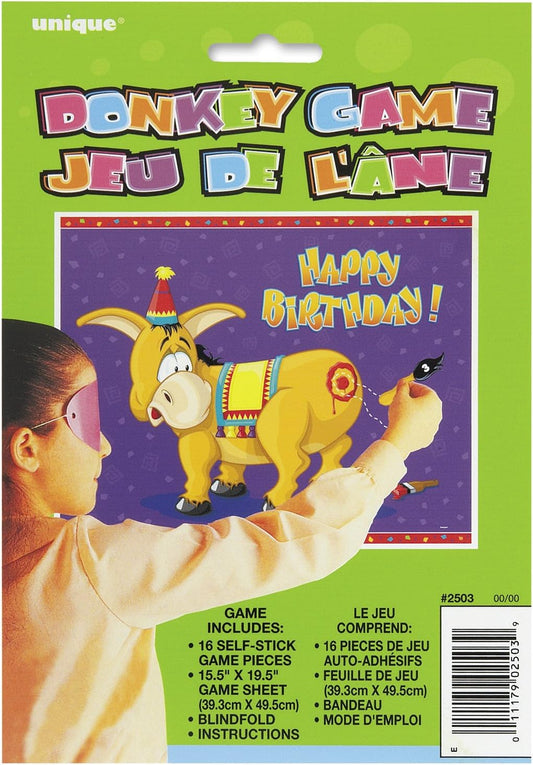 Pin The Tail on The Donkey Party Game for 16 Players