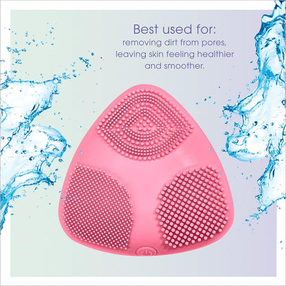Conair True Glow Skinpod Battery Operated Silicone Cleansing Brush - Purple