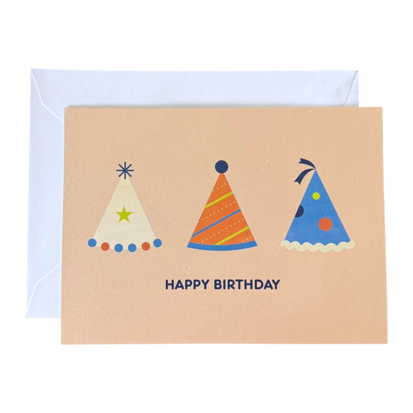 Party Hats American Greetings Birthday Card & Envelope