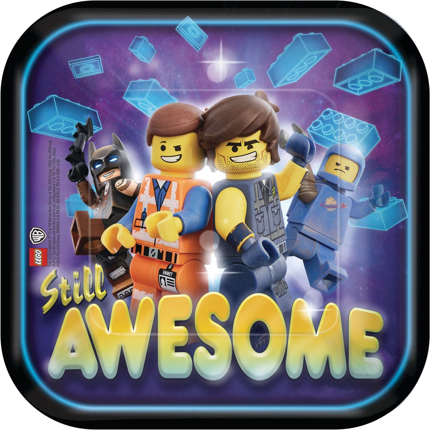 Lego Movie 2 Dessert Plates