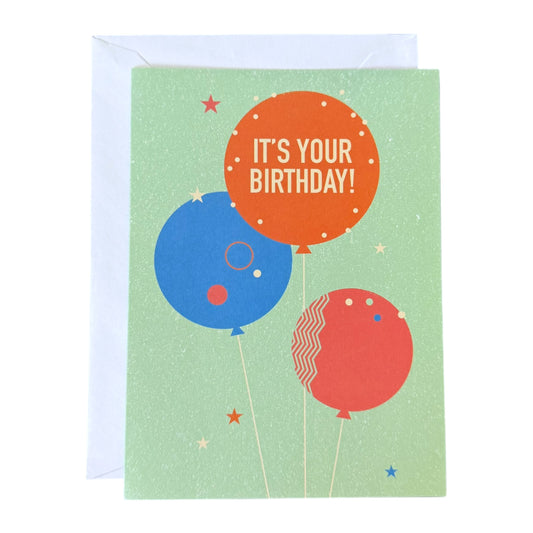 "It's Your Birthday!" American Greetings Birthday Card & Envelope