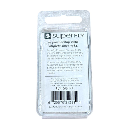 Superfly Dry Fly Tan Elk Hair Caddis #14 2-Pack