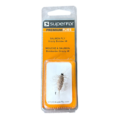 Superfly Salmon Fly Grizzly Bomber #6