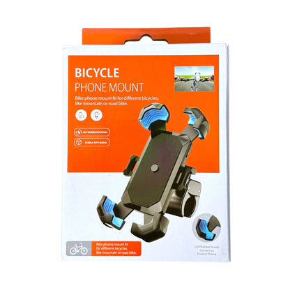 Bicycle Phone Mount in its retail packaging, shown on a white background