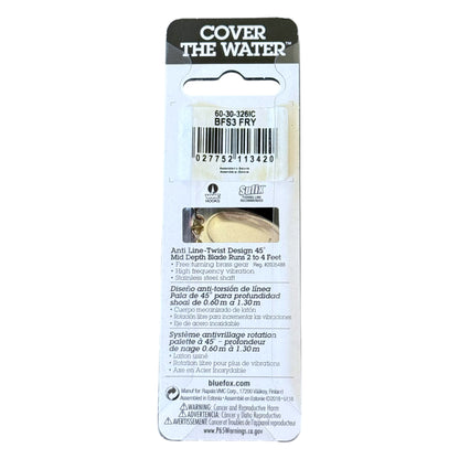 Fishing lure packaging with 'Cover the Water' branding on a white background