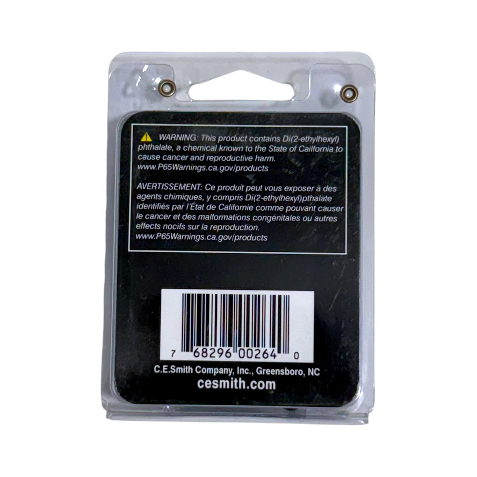 Back view of a pack of C.E. Smith S-Hook Keepers. Shown on a white background