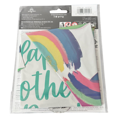 Anagram 'Happy Mother's Day!' Decorative Foil Heart Balloon